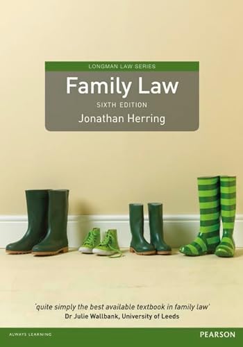 9781447923145: Family Law (Longman Law)