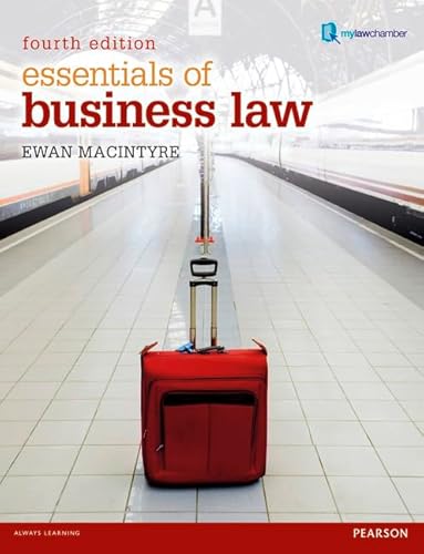 Beispielbild fr Essentials of Business Law zum Verkauf von Buchpark