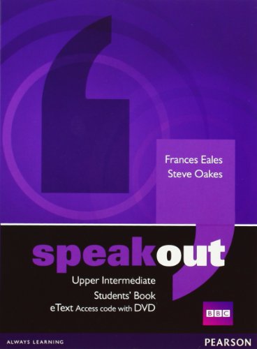 Imagen de archivo de SPEAKOUT UPPER INTERMEDIATE STUDENTS' BOOK ETEXT ACCESS CARD WITH DVD a la venta por Zilis Select Books