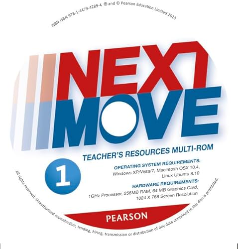 Next Move 1 Teacher's Multi-ROM for pack (9781447942894) by Unknown Author