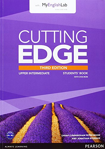 Imagen de archivo de Cutting Edge 3rd Edition Upper Intermediate Students' Book with DVD and MyEnglishLab Pack a la venta por AwesomeBooks