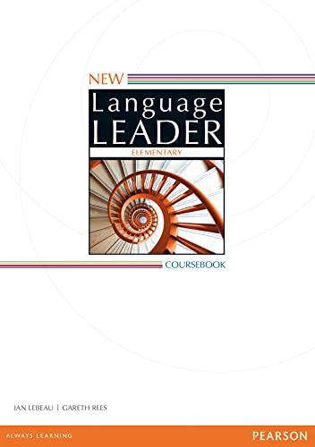 Imagen de archivo de New Language Leader Elementary Coursebook a la venta por Blackwell's