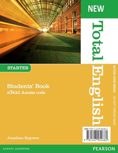 New Total English Starter eText Students' Book Access Card (9781447954682) by [???]