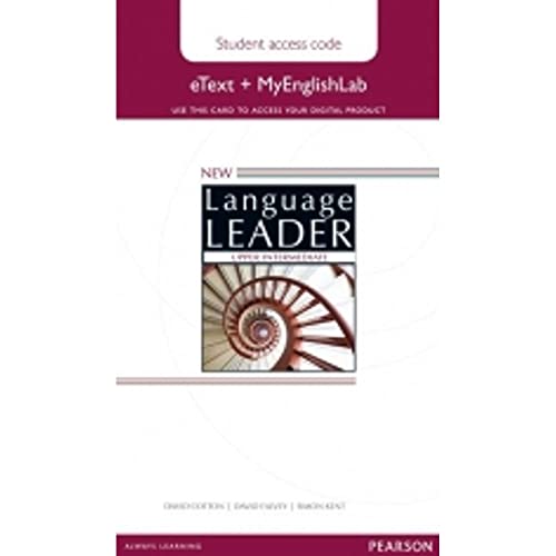9781447961567: New Language Leader Upper Intermediate eText Access Card with MyEnglishLab Pack