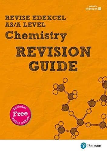 Imagen de archivo de Pearson REVISE Edexcel AS/A Level Chemistry Revision Guide inc online edition - 2023 and 2024 exams: for home learning, 2022 and 2023 assessments and exams (REVISE Edexcel GCE Science 2015) a la venta por WorldofBooks