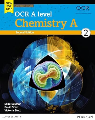 Imagen de archivo de OCR A level Chemistry A Student Book 2 + ActiveBook (OCR GCE Science 2015) a la venta por WorldofBooks
