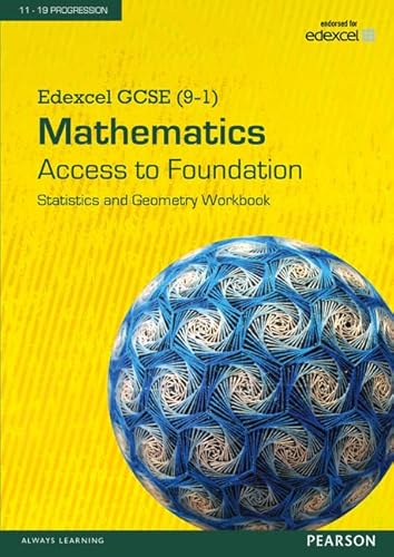 Stock image for Edexcel GCSE (9-1) Mathematics - Access to Foundation Workbook: Statistics & Geometry pack of 8 for sale by Revaluation Books