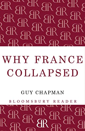 Why France Collapsed (9781448205134) by Chapman, Guy