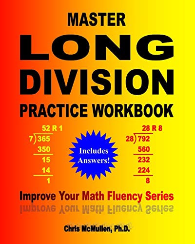 Beispielbild fr Master Long Division Practice Workbook: Improve Your Math Fluency Series zum Verkauf von -OnTimeBooks-