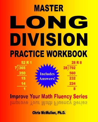 Imagen de archivo de Master Long Division Practice Workbook: Improve Your Math Fluency Series a la venta por HPB Inc.