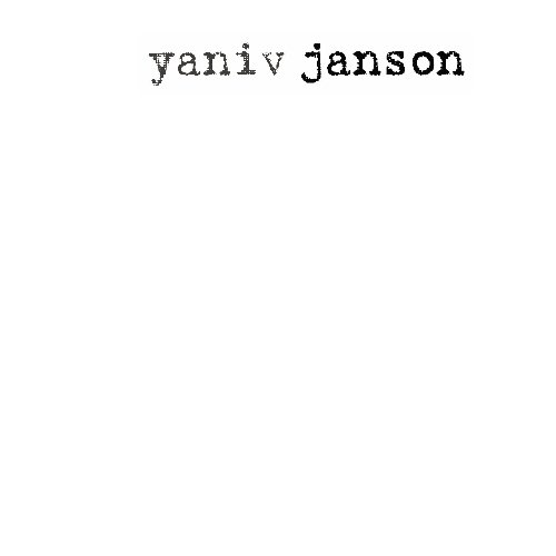 Stock image for Yaniv Janson for sale by Revaluation Books
