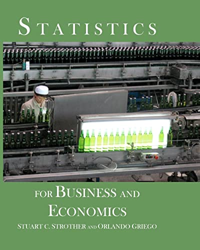 Imagen de archivo de Statistics for Business and Economics a la venta por THE SAINT BOOKSTORE