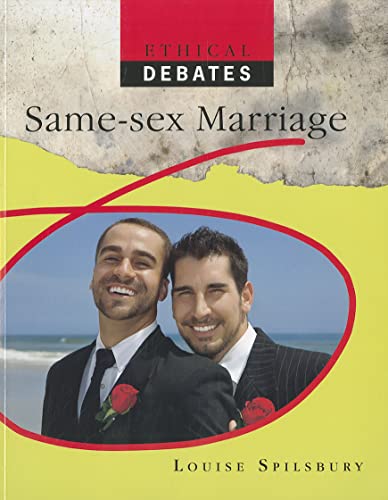 Imagen de archivo de Same-Sex Marriage (Ethical Debates (Paper)) a la venta por Ergodebooks