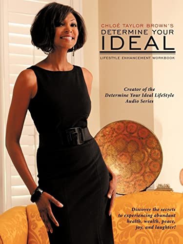Imagen de archivo de Determine Your Ideal: LifeStyle Enhancement Workbook a la venta por Ria Christie Collections