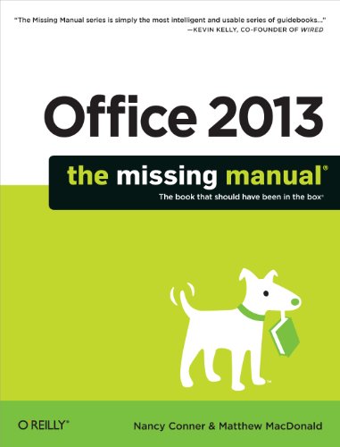 Beispielbild fr Office 2013: the Missing Manual zum Verkauf von Better World Books: West