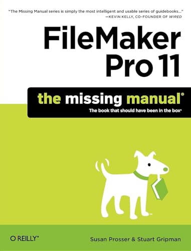 Beispielbild fr FileMaker Pro 11: the Missing Manual zum Verkauf von Better World Books