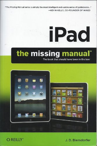 Beispielbild fr iPad: The Missing Manual zum Verkauf von Wonder Book