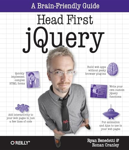 9781449393212: Head First jQuery: A Brain-Friendly Guide (Brain-Friendly Guides)