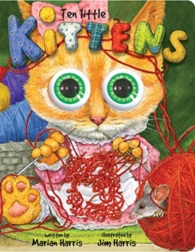 Imagen de archivo de Ten Little Kittens Board Book: An Eyeball Animation Book a la venta por tLighthouse Books