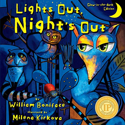 Stock image for Lights Out, Night's Out: A Glow in the Dark Book (Glow-In-The-Dark Edition) for sale by SecondSale