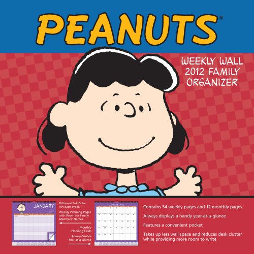 Imagen de archivo de Peanuts: 2012 Weekly Wall Calendar a la venta por Ergodebooks