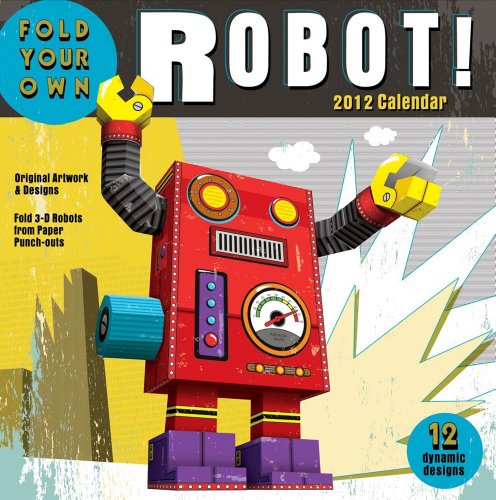 9781449408060: Robot 2012 Activity Wall Calendar