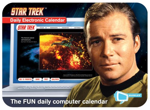 Star Trek: Bubbles Electronic Calendar (9781449410100) by CBS Studios; Andrews McMeel Publishing,LLC