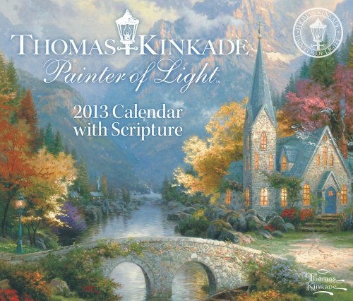 Stock image for Thomas Kinkade Painter of Light with Scripture 2013 Day-to-Day Calendar for sale by Ergodebooks