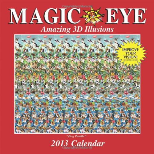 Magic Eye 2013 Wall Calendar: Amazing 3D Illusions (9781449417000) by Magic Eye Inc.