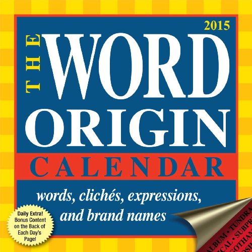 9781449452711: Word Origin 2015 Calendar