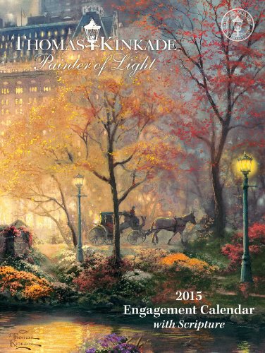 Stock image for Thomas Kinkade Painter of Light with Scripture 2015 Desk Diary for sale by WorldofBooks