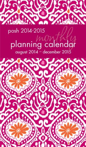 9781449456696: Posh Batik Beauty 2014-2015 Monthly Pocket Planning Calendar