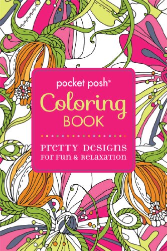 9781449458720: Pocket Posh Adult Coloring Book: Pretty Designs for Fun & Relaxation (Volume 2) (Pocket Posh Coloring Books)