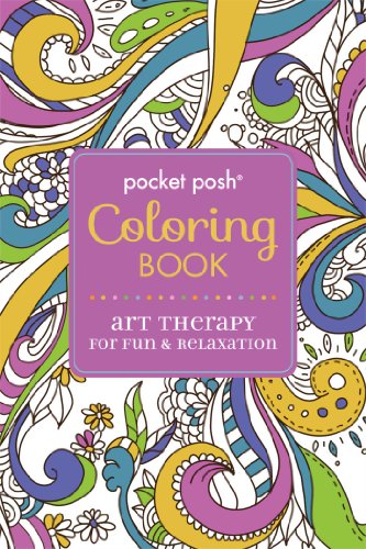 9781449458744: Posh Coloring Book Art Therapy for Fun & Relaxation