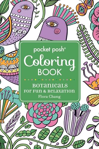 9781449480394: Pocket Posh Adult Coloring Book: Botanicals for Fun & Relaxation (Volume 4)