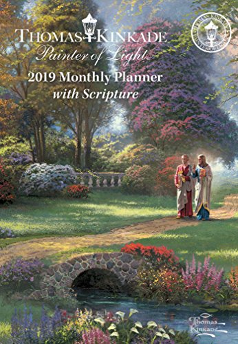 Stock image for Thomas Kinkade Painter of Light with Scripture 2019 Monthly Pocket Planner Calen for sale by GF Books, Inc.