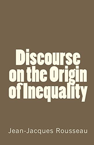 Imagen de archivo de Discourse on the Origin of Inequality a la venta por The Book Cellar, LLC