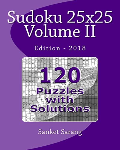 Beispielbild fr Sudoku 25x25 Vol II: Volume II zum Verkauf von THE SAINT BOOKSTORE