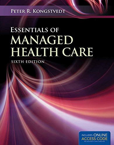 Beispielbild fr Essentials of Managed Health Care : Out of Print zum Verkauf von Better World Books