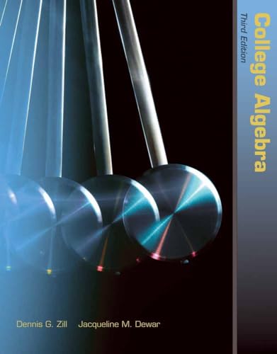 Stock image for College Algebra (Jones and Bartlett Learning Series in Mathematics) for sale by HPB-Red