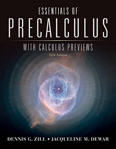 Imagen de archivo de Essentials of Precalculus with Calculus Previews a la venta por ThriftBooks-Atlanta