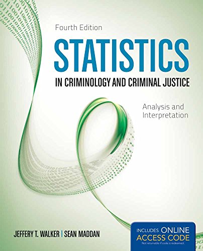 Imagen de archivo de Statistics in Criminology and Criminal Justice: Analysis and Interpretation a la venta por ThriftBooks-Atlanta