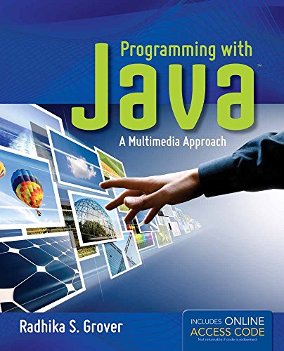 9781449638610: Programming With Java: A Multimedia Approach