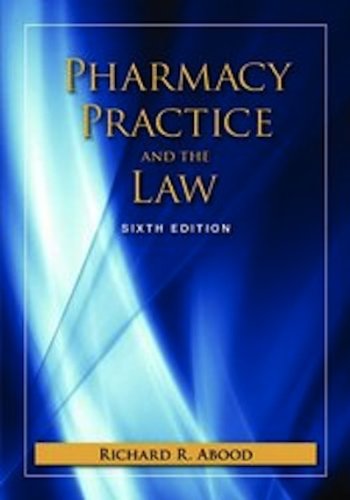 Beispielbild fr Pharmacy Practice And The Law (PHARMACY PRACTICE & THE LAW) zum Verkauf von HPB-Red