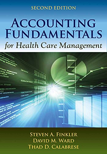 Imagen de archivo de Accounting Fundamentals for Health Care Management a la venta por Better World Books