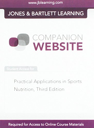 Stock image for Student Access for Practical Applications in Sports Nutrition for sale by BookHolders