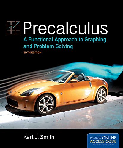 Imagen de archivo de Precalculus: a Functional Approach to Graphing and Problem Solving a la venta por Better World Books