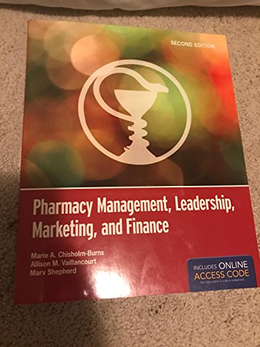 Stock image for Pharmacy Management, Leadership, Marketing, and Finance for sale by Orion Tech