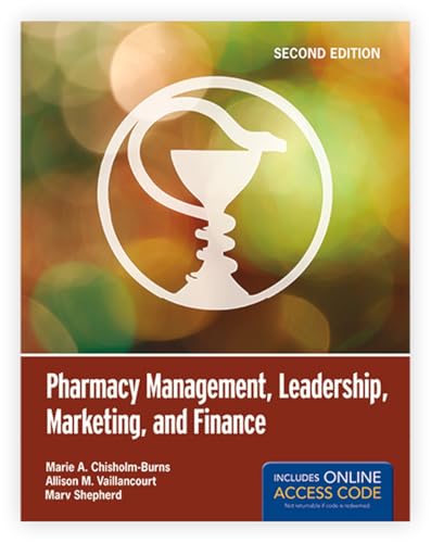 Stock image for Pharmacy Management, Leadership, Marketing, and Finance for sale by Half Price Books Inc.