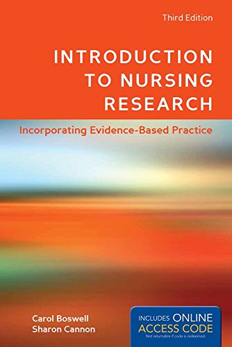 Introduction to Nursing Research: Incorporating Evidence-Based Practice (9781449681968) by Boswell, Carol; Cannon, Sharon